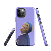 Girl With The Parrot Earring iPhone Case