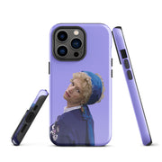 Girl With The Parrot Earring iPhone Case