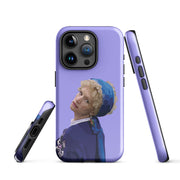 Girl With The Parrot Earring iPhone Case